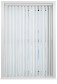 Trinity (FR Blackout), Silk White - Vertical Blind